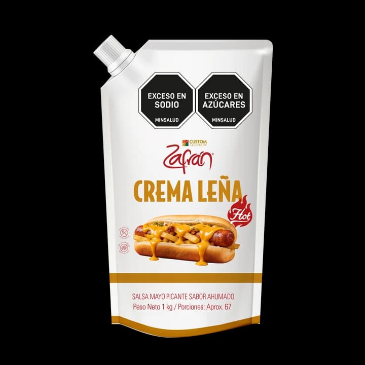 Salsa Crema Leña Hot Zafrán 1kg