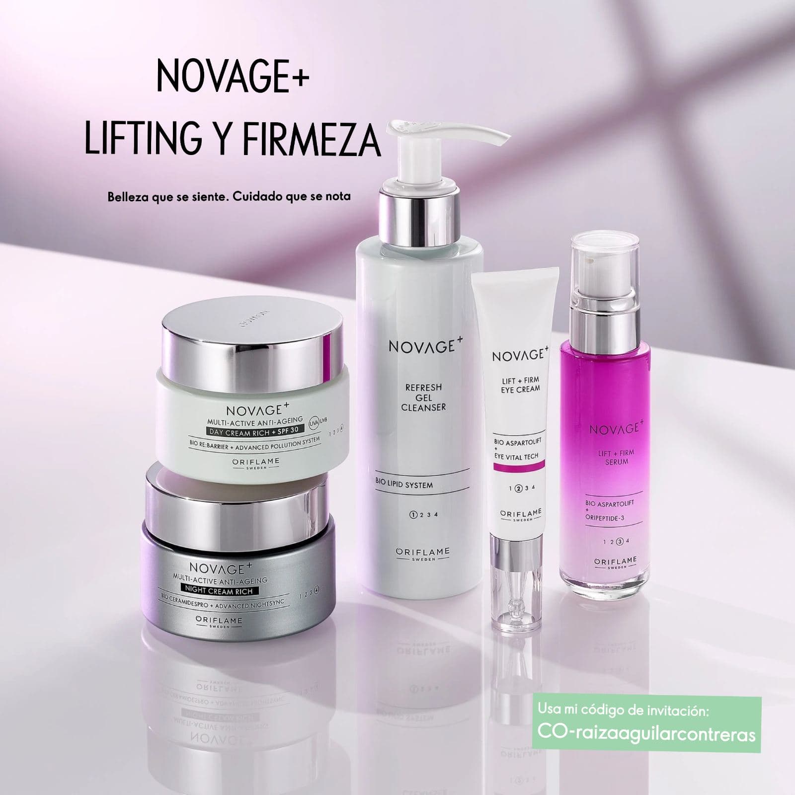 ¡Rutina Avanzada Novage+ Lift + Firm - ¡Reafirma y Rejuvenece tu Piel!